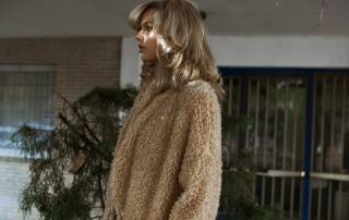 teddy coat, fur, fake fur, beige, stills, by malene birger