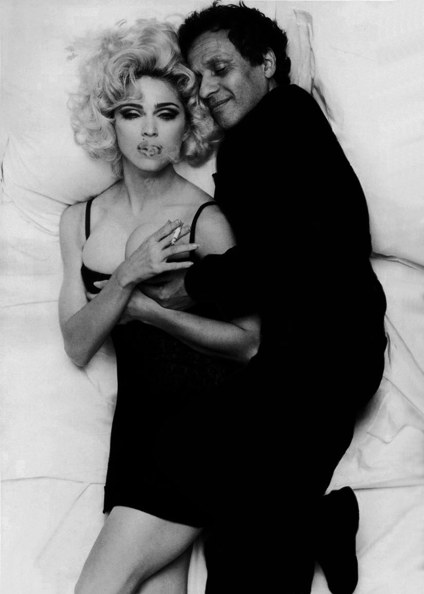 Azzedine Alaïa with Madonna by Steven Meisel